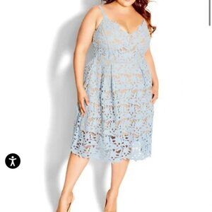 City Chic So Fancy Dress - Size 12